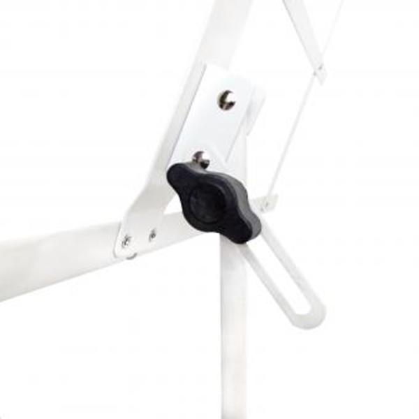 keepdrum MUS2WH Notenständer Weiss mit 2 Magnete
