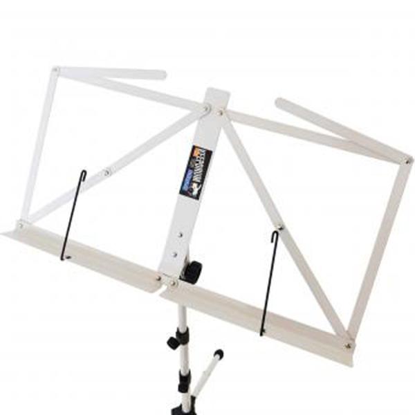 keepdrum MUS3WH Notenständer Weiss mit 2 Magnete