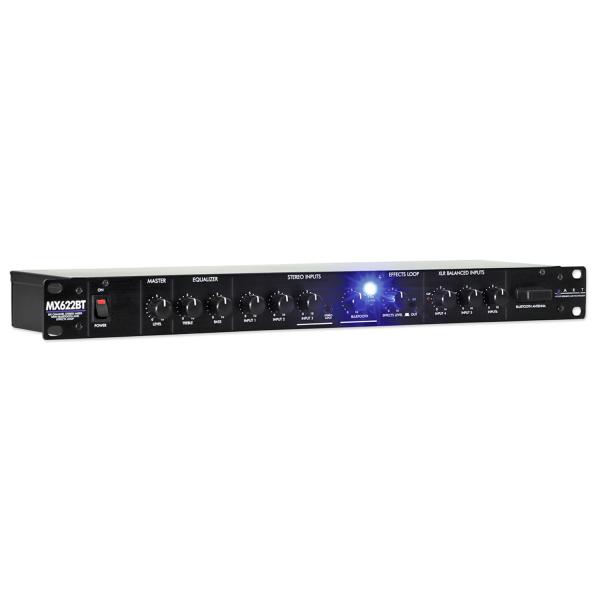 ART MX622BT 6-Kanal-Stereo-Mixer mit XLR Kabel
