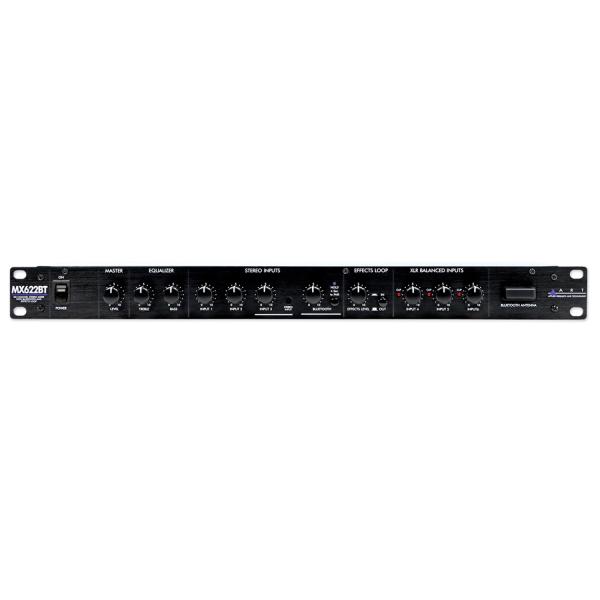 ART MX622BT 6-Kanal-Stereo-Mixer mit XLR Kabel