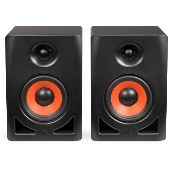 ESI Studio Monitor-Boxen nEAR i5 1 Paar mit Boxenfüße Rot