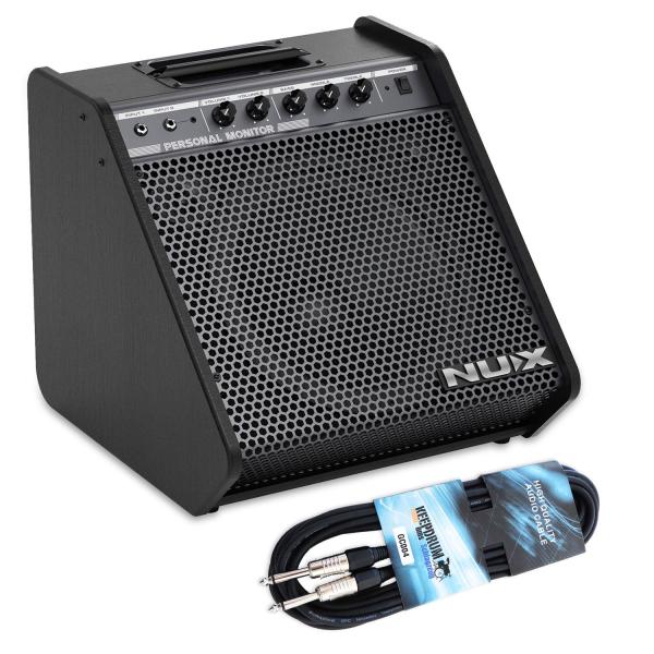 Nux Schlagzeug-Verstärker NPA-100 E-Drum Monitor mit Kabel