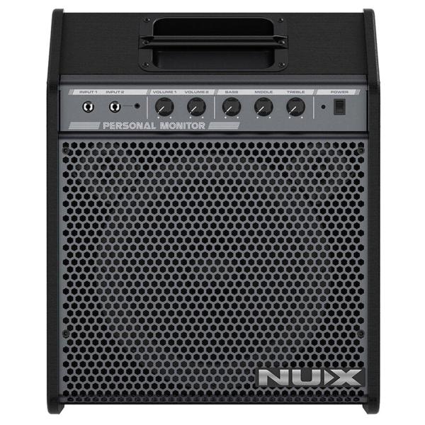 Nux Schlagzeug-Verstärker NPA-100 E-Drum Monitor mit Splitter-Kabel