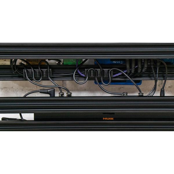 Nux NPB-M Bumblebee Pedalboard mit 2x Patchkabel