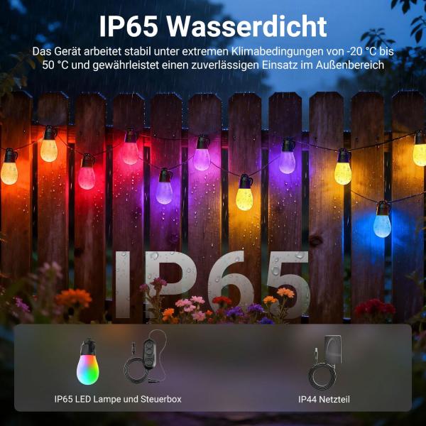 Neewer LED-Lichterkette NR01-30 mit App-Steuerung 30m