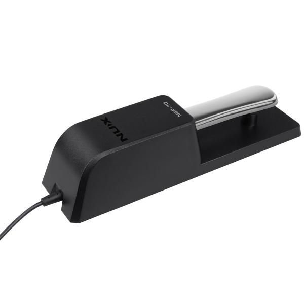 Nux Sustain Pedal NSP-10 für Keyboards und E-Piano mit Kopfhörer