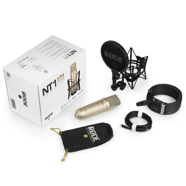 Rode NT1 5th Generation XLR USB Mikrofon mit Halterung