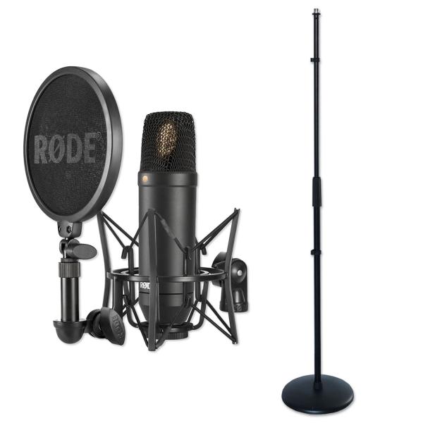 Rode Mikrofon NT1-Kit Studio-Mikrofon mit geradem Stativ