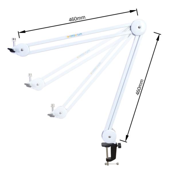 Rode Mikrofon NT1-Kit Studio-Mikrofon mit Gelenkarm weiss