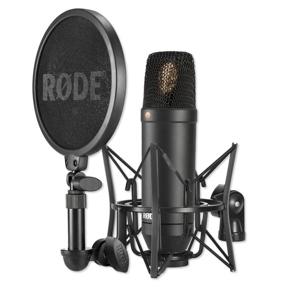 Rode Mikrofon NT1-Kit Studio-Mikrofon mit Gelenkarm weiss