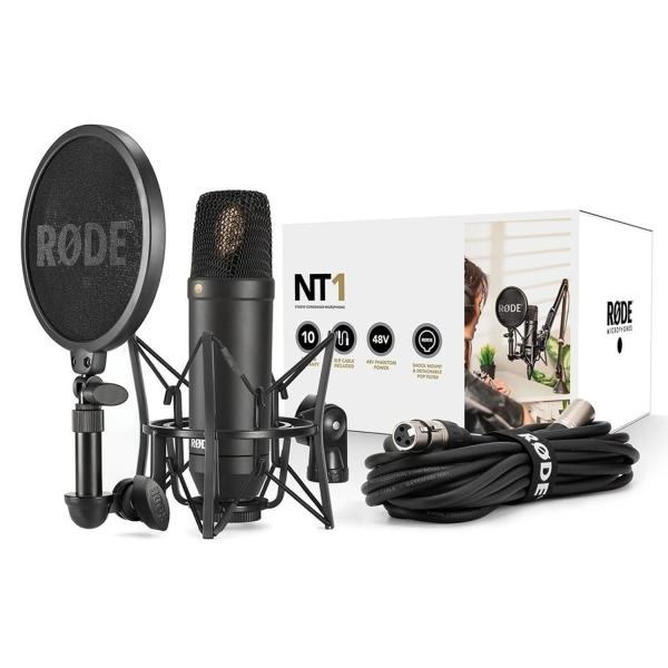 Rode Mikrofon NT1-Kit Studio-Kondensatormikrofon mit Spinne