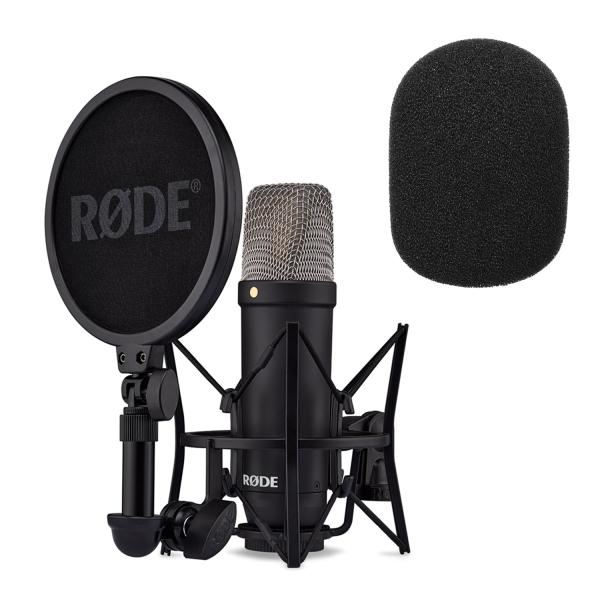 Rode NT1 Signature Black Mikrofon mit Popschutz
