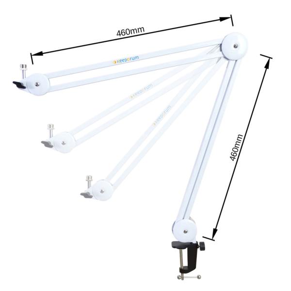 Rode Mikrofon NT1 Signature Orange mit Gelenkarm Weiss