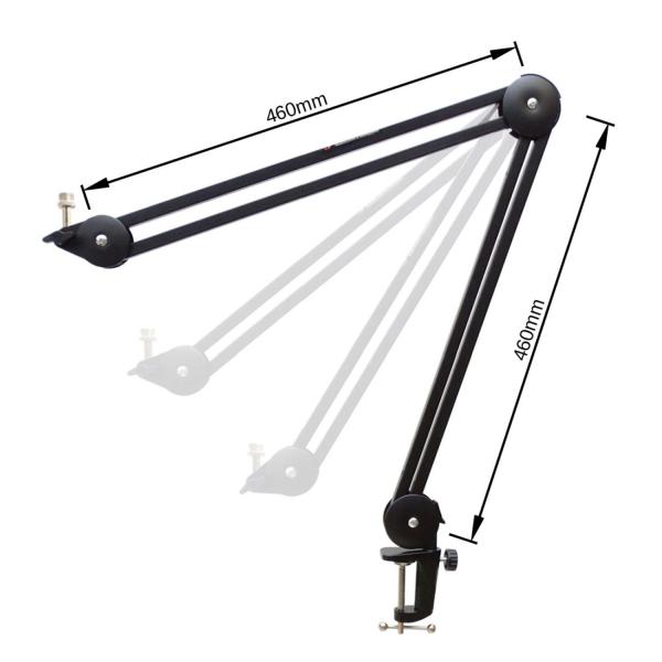 Rode NT1 Signature Weiss Mikrofon mit Gelenkarm Schwarz