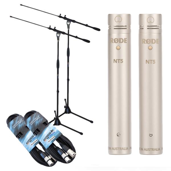 Rode NT5 MP Mikrofon-Set mit 2x Stativ mit 2x Kabel