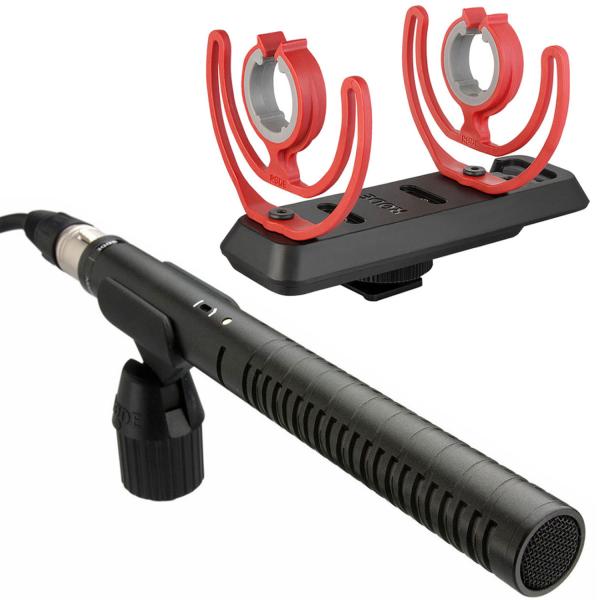 Rode NTG-1 Richtmikrofon mit SM3-R Mikrofon Spinne