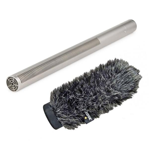 Rode NTG-3 Richtmikrofon mit WS7 Fell-Windschutz