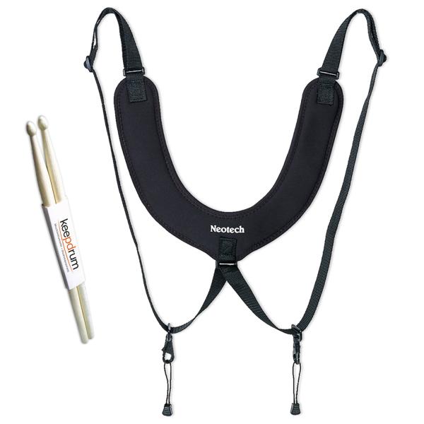 Neotech Tragegurt für Percussioninstrumente mit Drumsticks