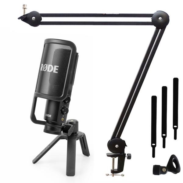 Rode NT-USB+ USB-Kondensatormikrofon mit Gelenkarm