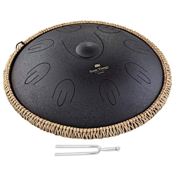 MEINL Sonic Energy Steel Tongue Drum OSTD1BK mit Stimmgabel