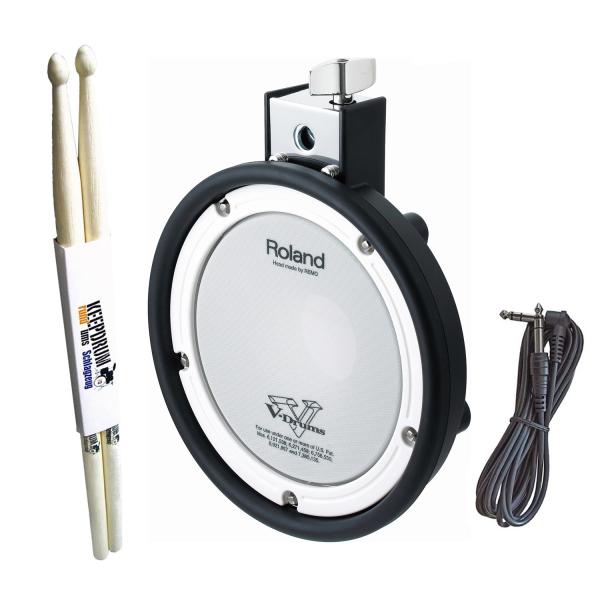 Roland PDX-6 V-Drum Pad 8 Zoll mit Schlagzeugstöcken