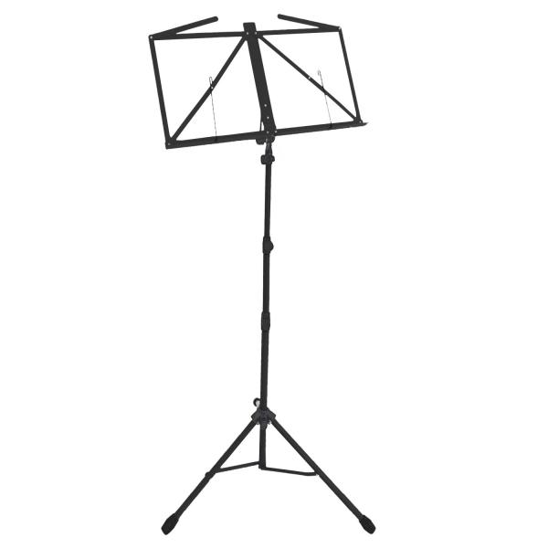 keepdrum MUS3BK Notenständer Schwarz mit personalisierter Gravur