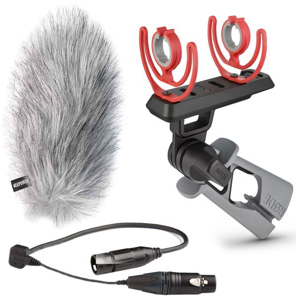 Rode PG2-R mit PG2R Pro Cable mit Windschutz