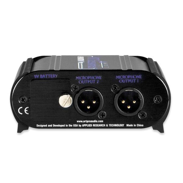 ART Phantomspeisung Phantom II Pro 2-Kanäle 48V mit XLR-Kabel