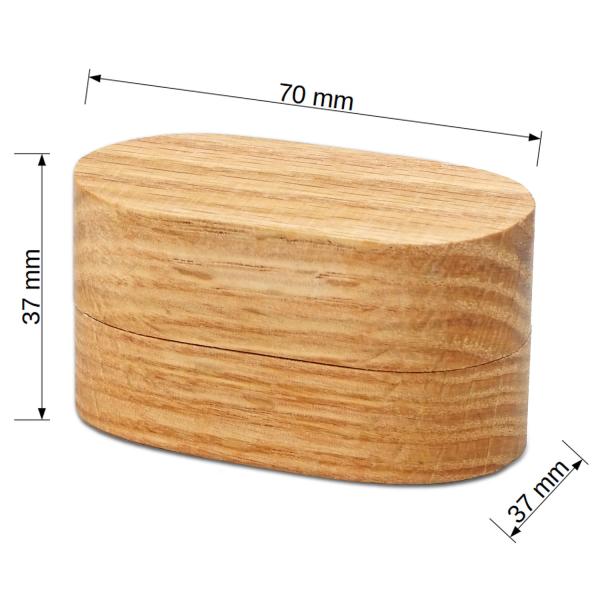 keepdrum Aufbewahrungs-Box mit Gitarren-Plektren aus Holz