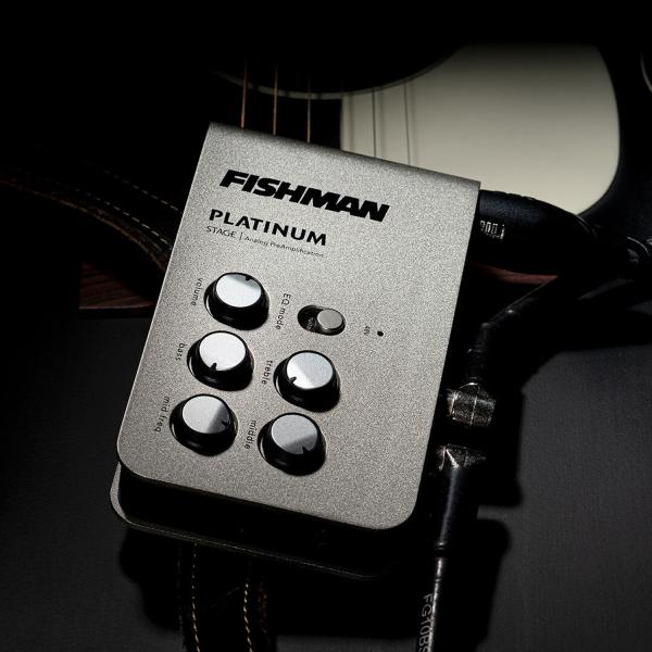 Fishman PRO-PLT-301 Platinum Stage EQ Vorverstärker mit Kabel