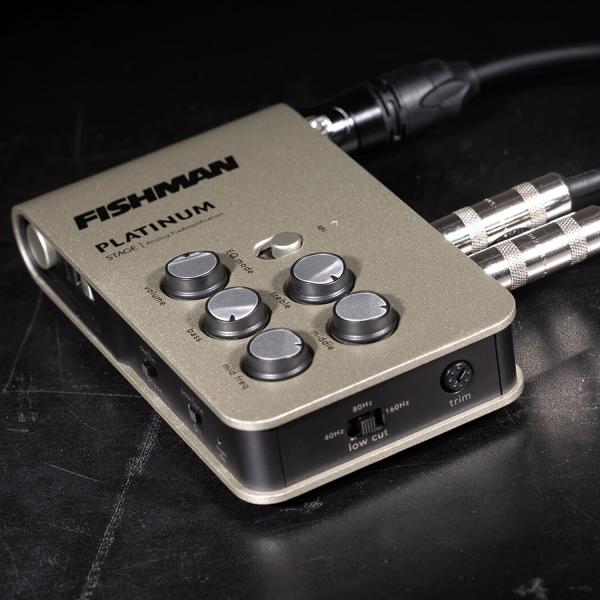 Fishman PRO-PLT-301 Platinum Stage EQ Vorverstärker mit Kabel