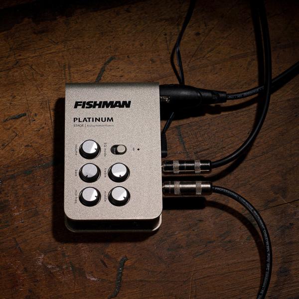 Fishman PRO-PLT-301 Platinum Stage EQ Vorverstärker mit Kabel