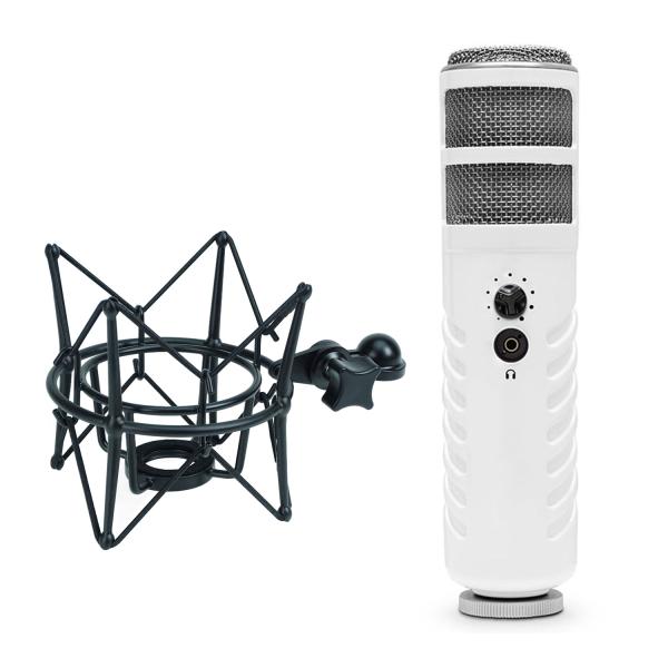 Rode Podcaster USB-Mikrofon mit keepdrum Mikrofon-Spinne Schwarz