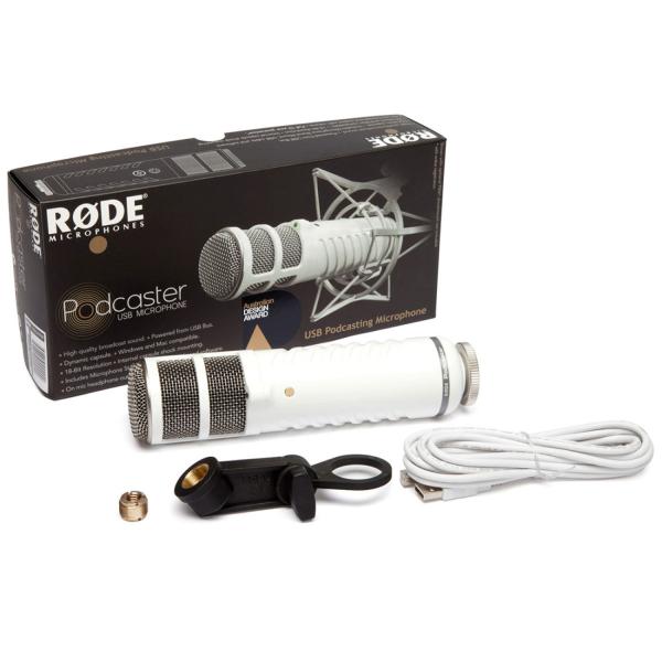 Rode Podcaster USB Mikrofon mit Gelenkarm