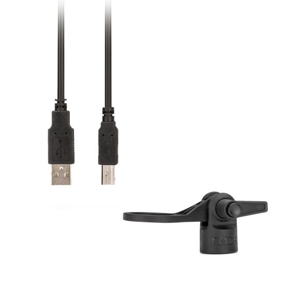 Rode Podcaster USB-Mikrofon mit keepdrum Mikrofon-Spinne Schwarz