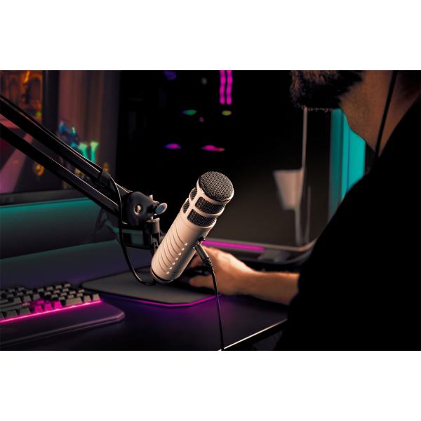 Rode Podcaster USB-Mikrofon mit keepdrum Mikrofon-Spinne Schwarz