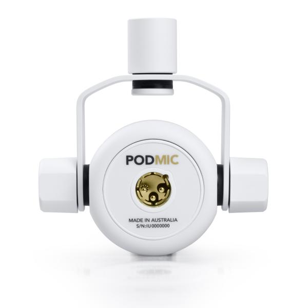 Rode Podmic Mikrofon Weiss mit Gelenkarm WH und Kabel