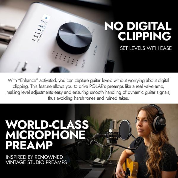 Blackstar Audio-Interface Polar 2 Interface mit Kopfhörer