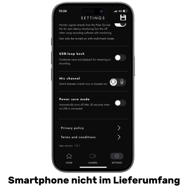 Blackstar Audio-Interface Polar GO mobiles Interface mit Klinkenkabel