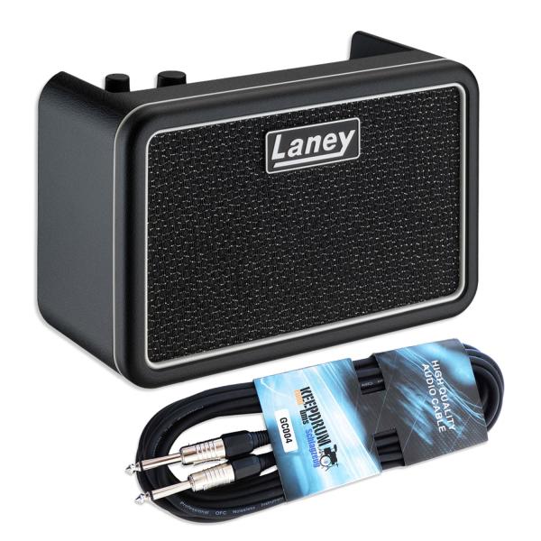 Laney Verstärker Prism Mini Gitarrenverstärker Schwarz mit Kabel