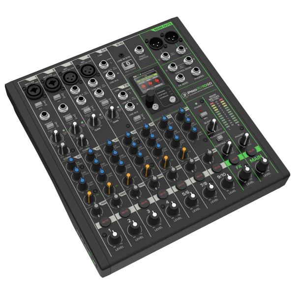Mackie Mischpult ProFX10 GO akkubetriebener Analogmixer