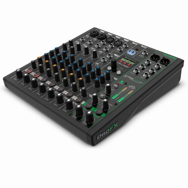 Mackie Mischpult ProFX10V3+ Analogmixer mit 2x XLR-Kabel