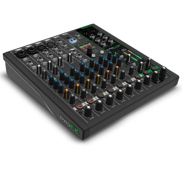 Mackie Mischpult ProFX10V3+ Analogmixer mit 2x XLR-Kabel