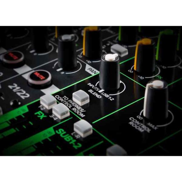 Mackie Mischpult ProFX10V3+ Analogmixer mit 2x XLR-Kabel