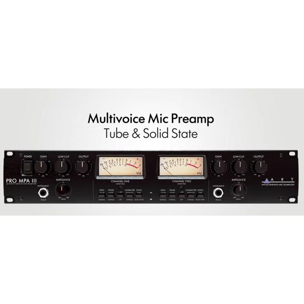 ART Vorverstärker Pro MPA III 2-Kanal Röhren-Preamp