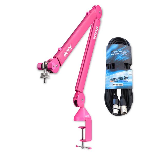 Rode Mikrofonarm PSA1+ Plus Pink mit XLR Kabel