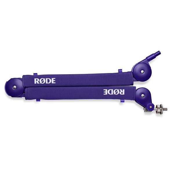Rode Mikrofonarm PSA1+ Plus Lila mit Mikrofasertuch