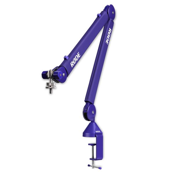 Rode Mikrofonarm PSA1+ Plus Lila mit Mikrofasertuch