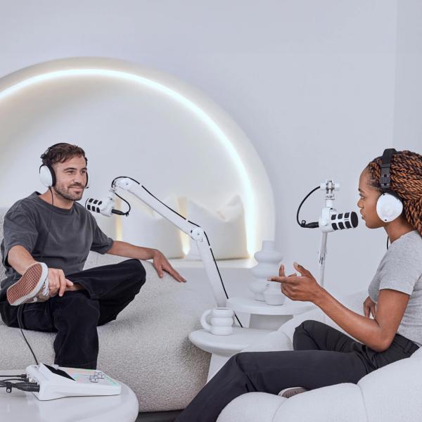 Rode PSA1+ Mikrofonarm Weiss mit XLR-Kabel