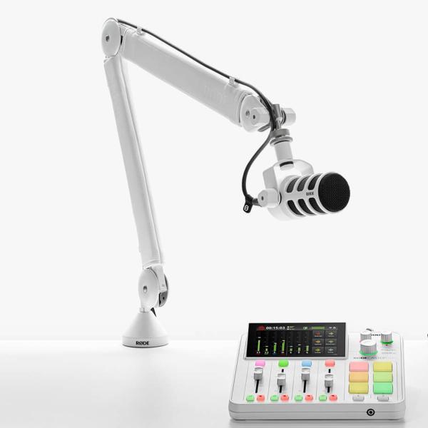 Rode PSA1+ Mikrofonarm Weiss mit XLR-Kabel
